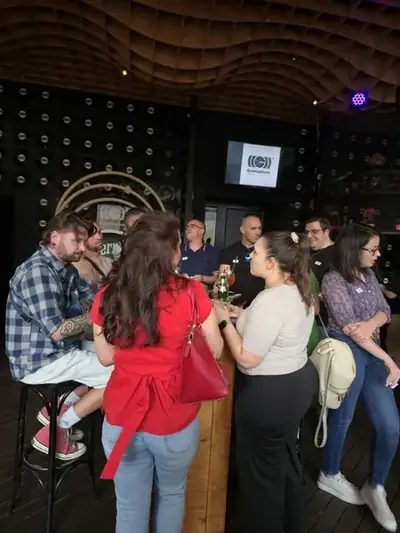 Friends toasting