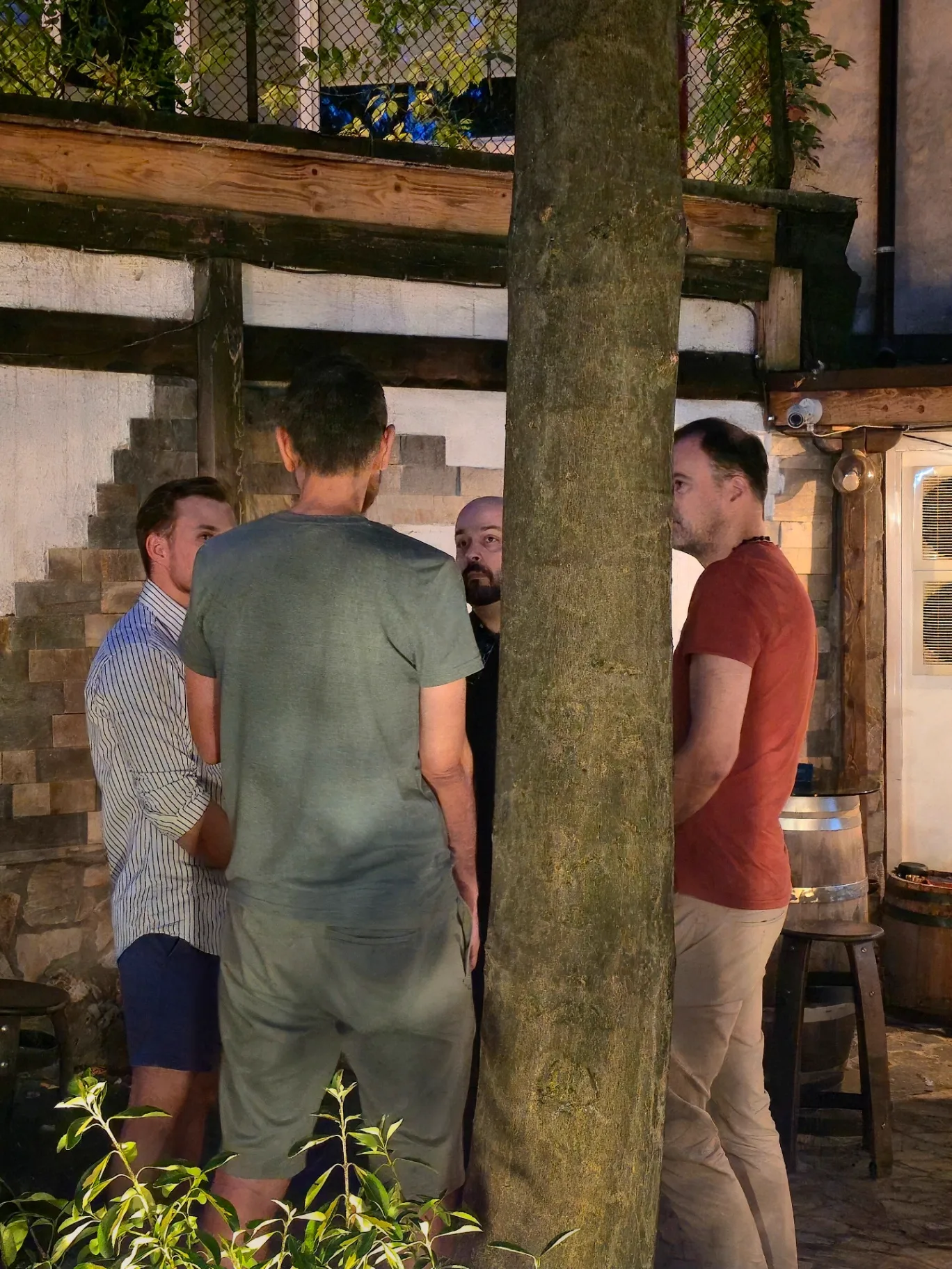 People making friends over icebreaker games in Sofia at an evening meetup